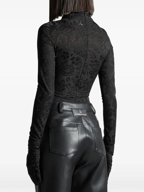 Manière De Voir Toy floral long-sleeve blouse - Black