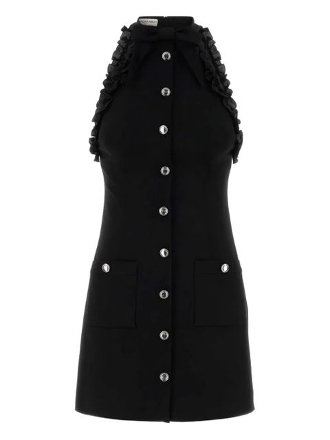 Alessandra Rich bow-embellished crepe dress - Black - zdjęcie produktu nr 1