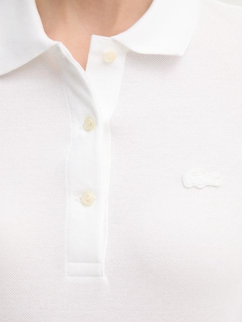 Lacoste t-shirt bawełniany kolor biały