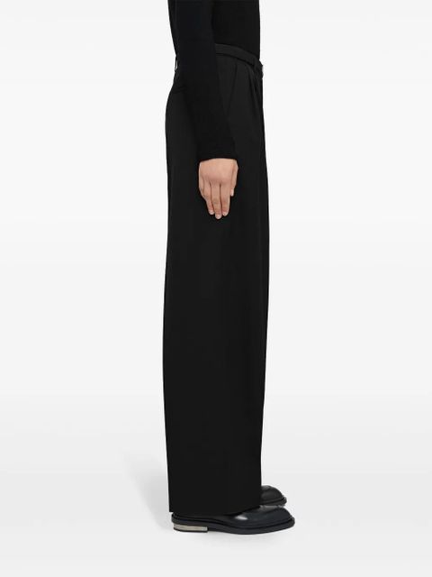 Jil Sander belted trousers - Black
