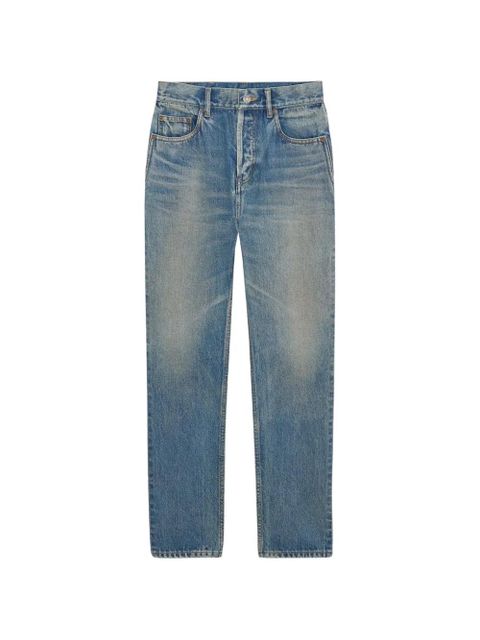 Saint Laurent 90'S high-rise buttoned jeans - Blue - zdjęcie produktu nr 1