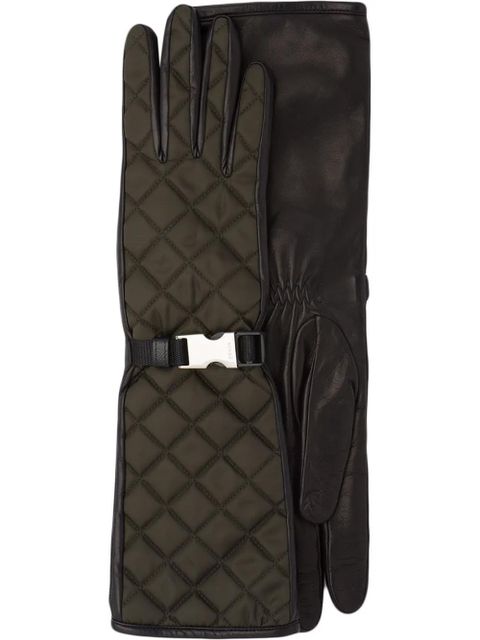 Prada quilted gloves - Black