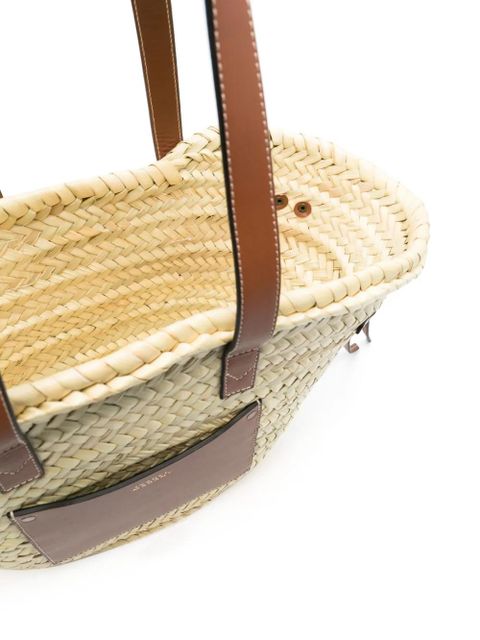 ISABEL MARANT medium Cadix raffia tote bag - Neutrals