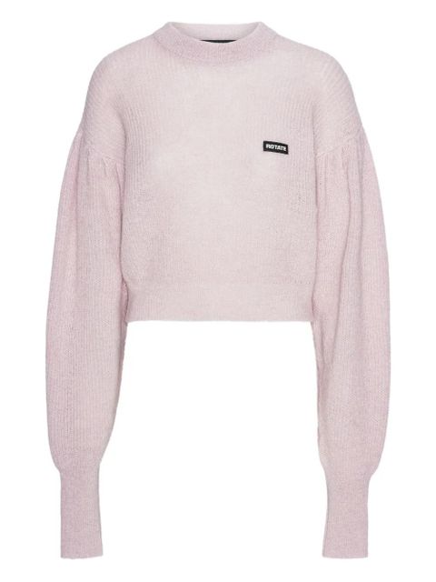 ROTATE BIRGER CHRISTENSEN cropped jumper - Pink - zdjęcie produktu nr 1