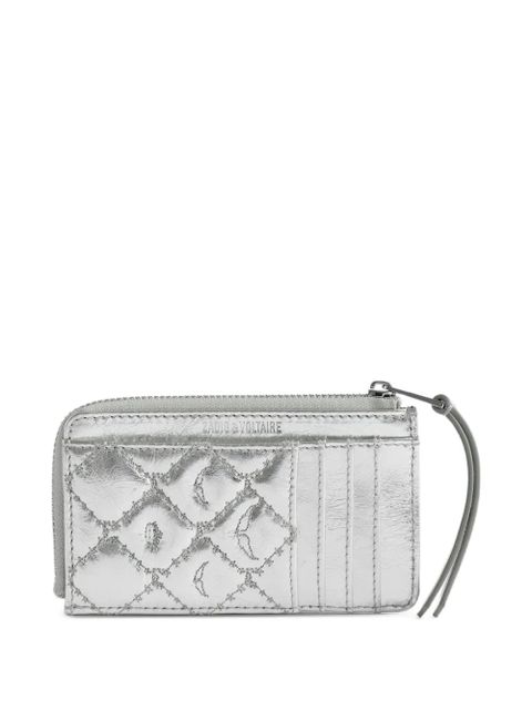 Zadig&Voltaire diamond-pattern wallet - Silver