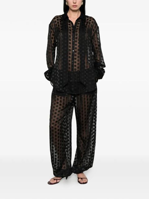 The Frankie Shop polka-dot shirt - Black - zdjęcie produktu nr 2