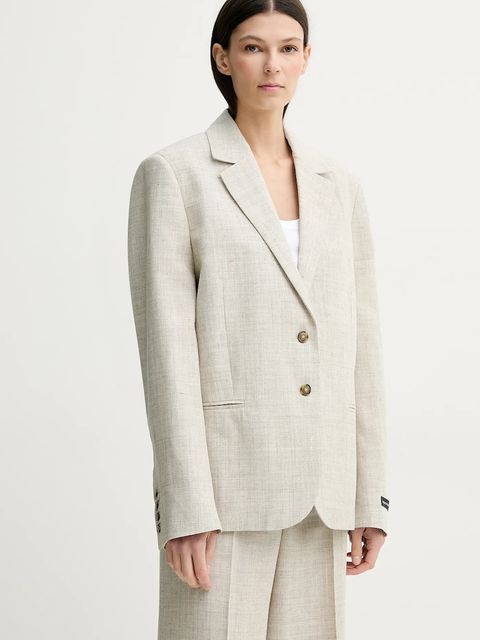 Herskind marynarka z domieszką lnu Matteo - zdjęcie produktu nr 1