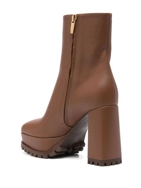 Gianvito Rossi 70mm Harlem boots - Brown