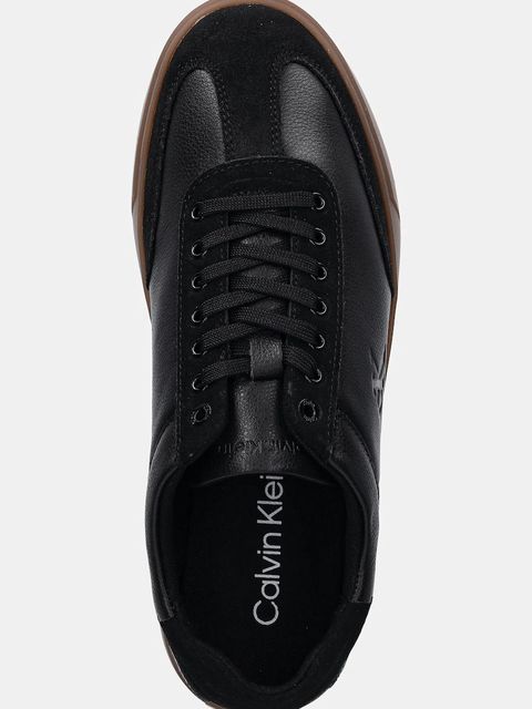 Calvin Klein sneakersy LOW PRO CUPS LTH MIX MG damskie kolor czarny HW0HW02825