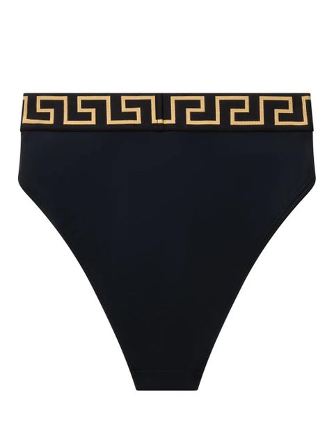 Versace Greca Border high-waist bikini bottoms - Black - zdjęcie produktu nr 2