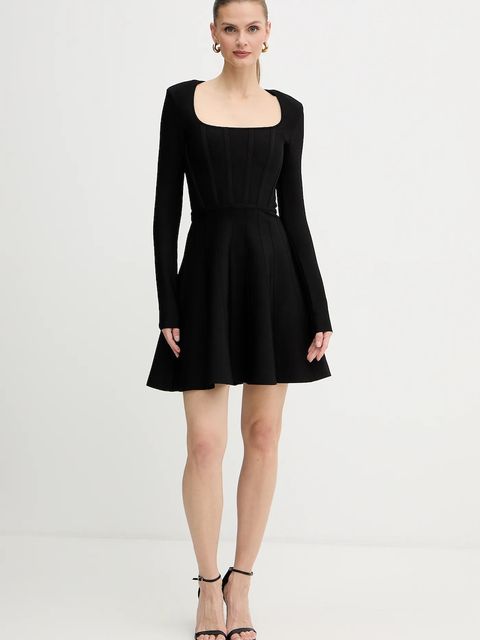 Marciano by Guess sukienka AISHA kolor czarny mini rozkloszowana 5BGK11 5036Z - zdjęcie produktu nr 2