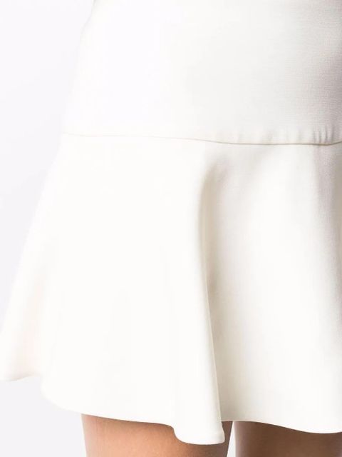 Valentino Garavani flared-effect mini skort - Neutrals