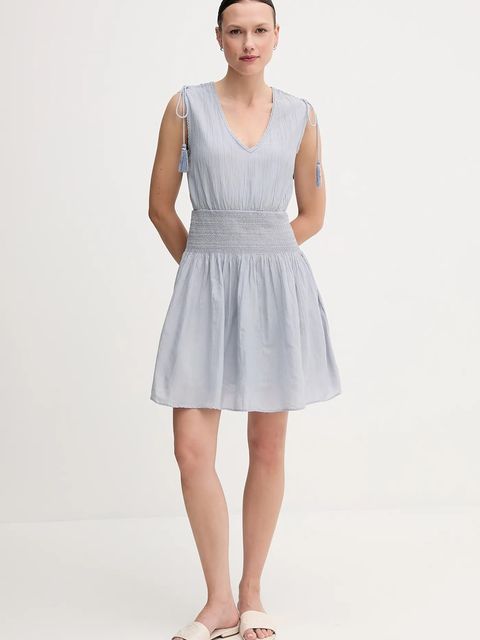 Pepe Jeans sukienka ESTELLA kolor niebieski mini rozkloszowana PL953740 - zdjęcie produktu nr 2