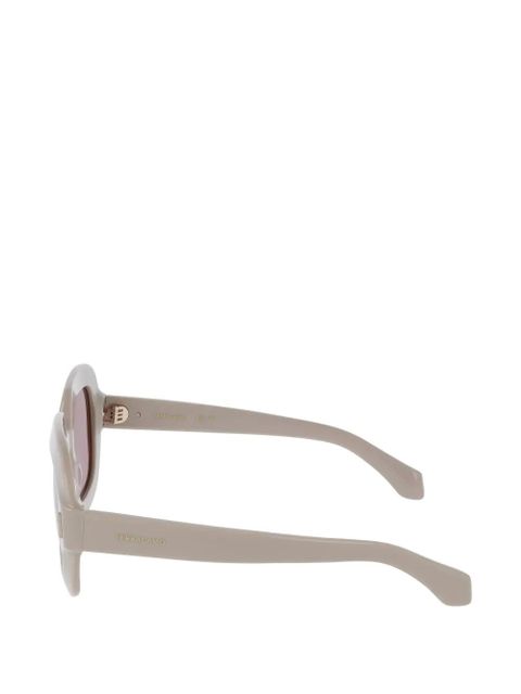 Ferragamo square-frame sunglasses - Neutrals