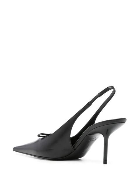 Victoria Beckham 75mm slingback pointed-toe pumps - Black