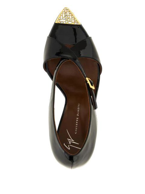 Giuseppe Zanotti 105mm Intrigo embellished stiletto heeled sandals - Black