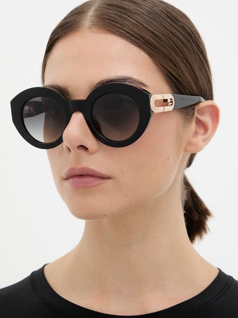 Furla okulary przeciwsłoneczne okrągłe damskie - zdjęcie produktu nr 1