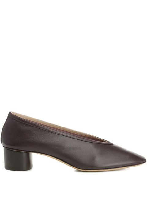 Le Monde Beryl block-heel pumps - Brown - zdjęcie produktu nr 1