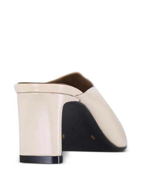 KHAITE leather heeled mules - Neutrals - zdjęcie produktu nr 2