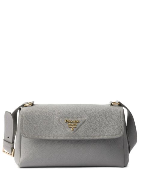 Prada small leather shoulder bag - Grey - zdjęcie produktu nr 1