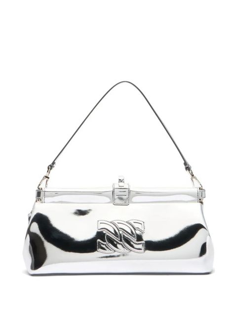 Casadei Interstellar logo-detail shoulder bag - Grey - zdjęcie produktu nr 1