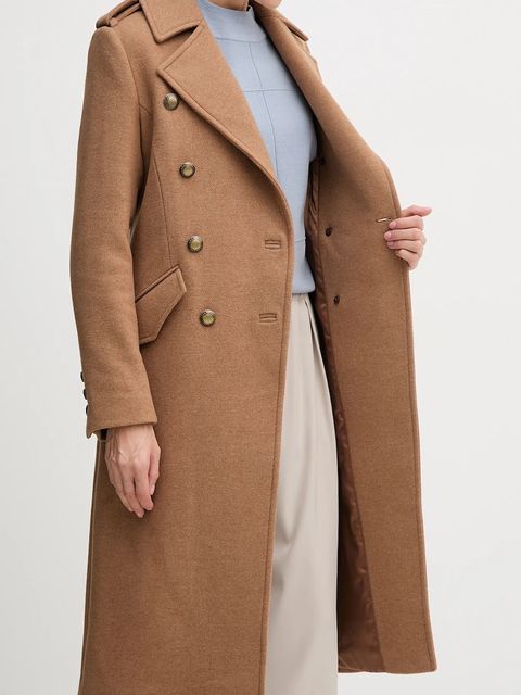 Barbour płaszcz COTTESMORE kolor brązowy LWO0254