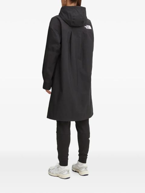 The North Face hooded pocket-detail coat - Black