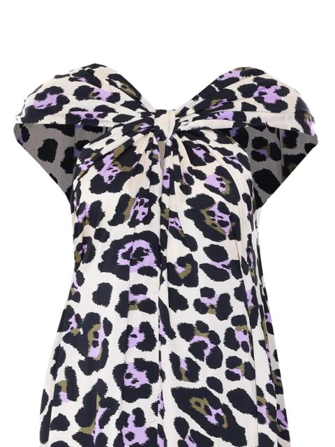 Essentiel Antwerp Jaycee A-line halterneck maxi dress - Multicolour