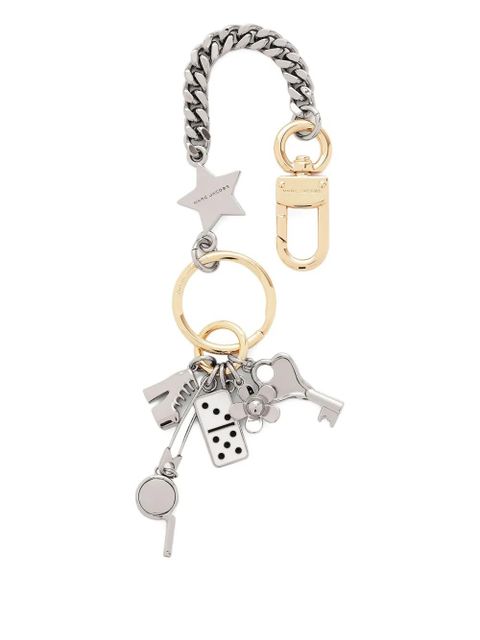 Marc Jacobs The Metal Safety pin cluster charm chain - Neutrals - zdjęcie produktu nr 1