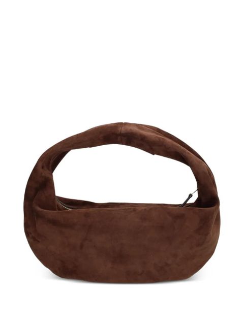 KHAITE brown suede tote bag - zdjęcie produktu nr 2