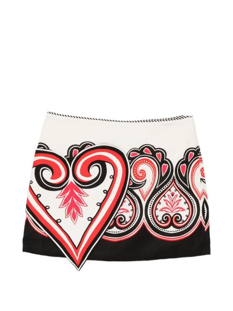 FARM Rio graphic mini skirt - White - zdjęcie produktu nr 1