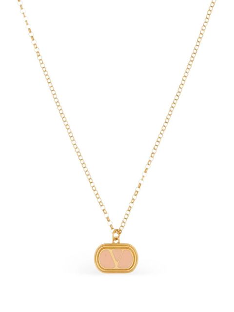 Valentino Garavani logo-pendant necklace - Gold - zdjęcie produktu nr 2