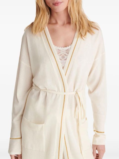 ERES Holidays longline cardigan - White