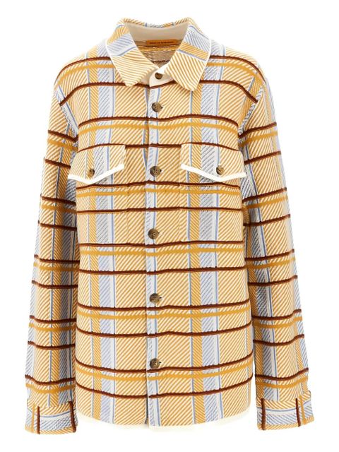 Guest In Residence buttoned-checked shirt - Yellow - zdjęcie produktu nr 1