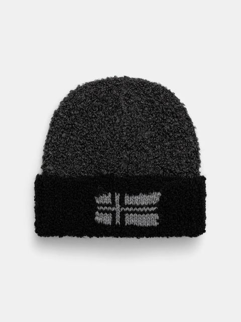 Napapijri czapka z domieszką wełny F-Baita kolor szary NP0A88Y39411 - zdjęcie produktu nr 1