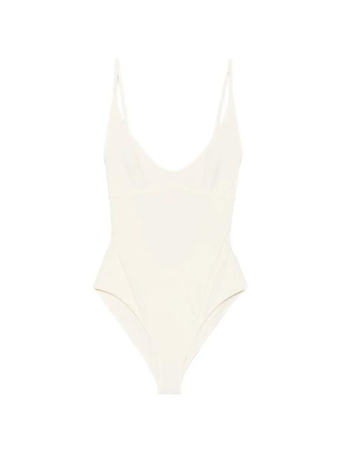 TOTEME Scoop-neck tie-back swimsuit - Neutrals - zdjęcie produktu nr 1