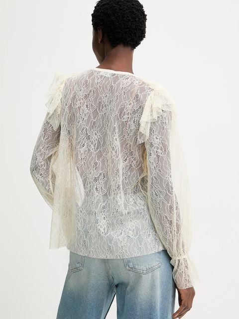 Answear.LAB bluzka damska kolor beżowy