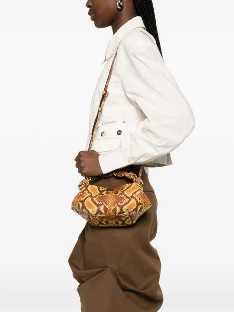 GANNI mini Bou tote bag - Yellow