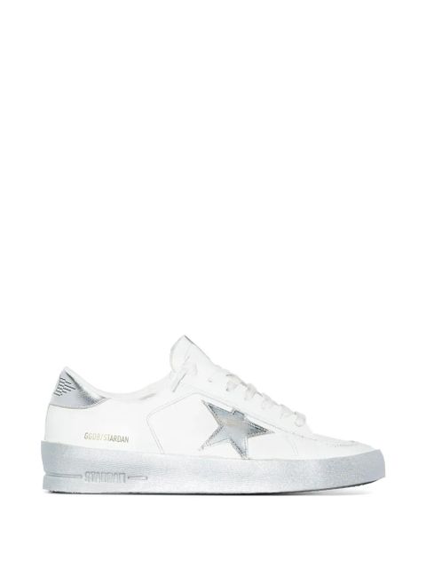 Golden Goose metallic-effect sneakers - White - zdjęcie produktu nr 1