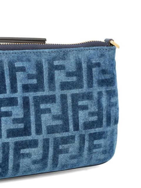 FENDI Baguette flat tote bag - Blue