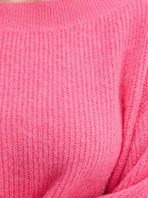 Morgan sweter z domieszką wełny MREINE damski kolor różowy MREINE