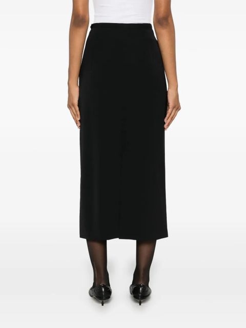The Row Matias midi skirt - Black