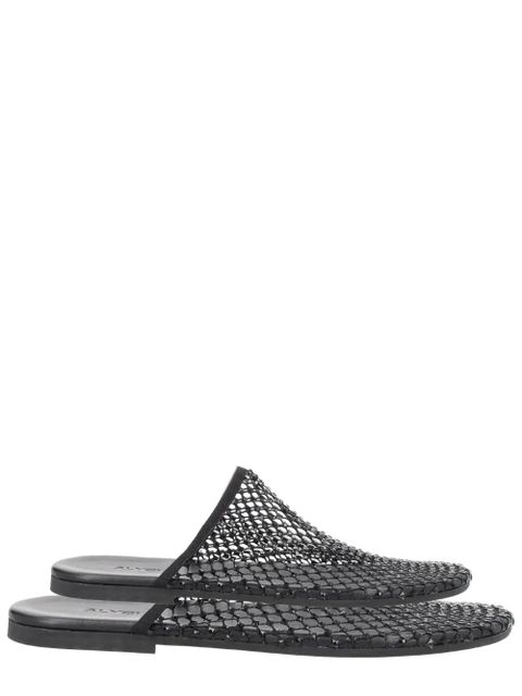 Alysi mesh-embellished flat mules - Black - zdjęcie produktu nr 1