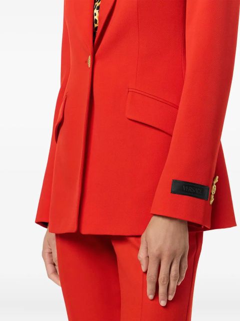 Versace single-button blazer - Red