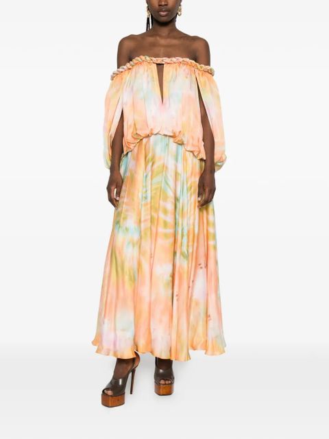 ZIMMERMANN Luna twist midi dress - Orange - zdjęcie produktu nr 2