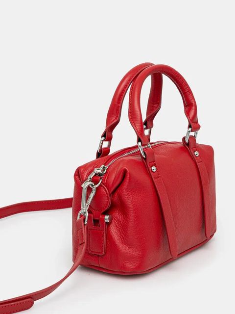 Answear.LAB torebka skórzana kolor czerwony - zdjęcie produktu nr 2