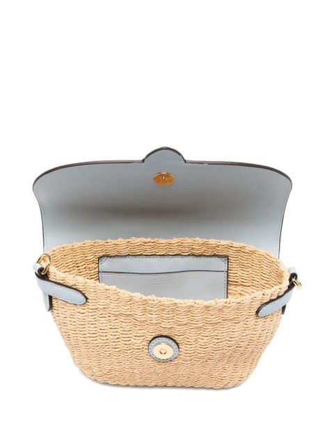 Lauren Ralph Lauren woven leather tote bag - Neutrals