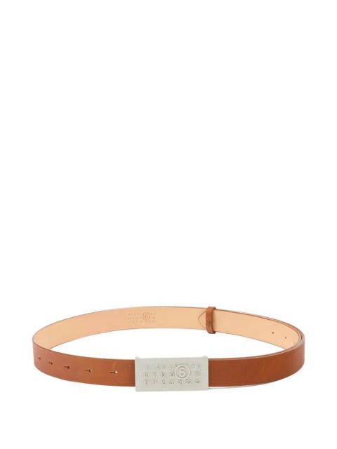 MM6 Maison Margiela Numeric belt - Brown - zdjęcie produktu nr 1