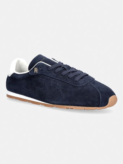 Tommy Hilfiger TH BELLA LOW RUNNER SUEDE sneakersy damskie zamszowe - zdjęcie produktu nr 1