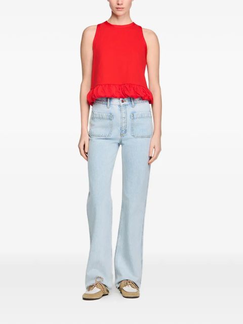 SANDRO wide-leg jeans - Blue - zdjęcie produktu nr 2